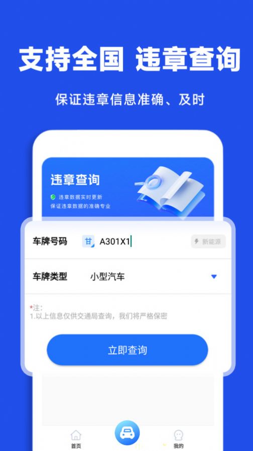 驾驶违章查询截图1