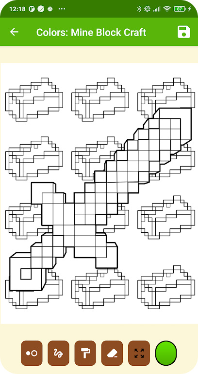 颜色矿块工艺截图3