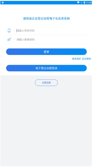 湖南企业登记官网版截图2