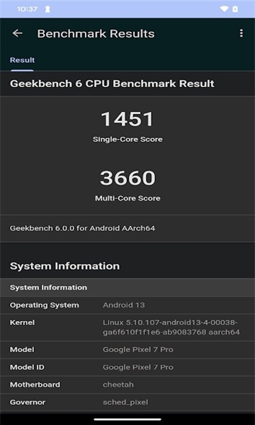 Geekbench6中文版截图1