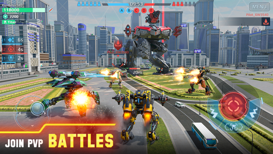 War Robots Multiplayer Battles截图1